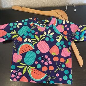 Floatimini Baby Girl's Rashguard Top Swimsuit Size 24 Months Fruit Watermelon